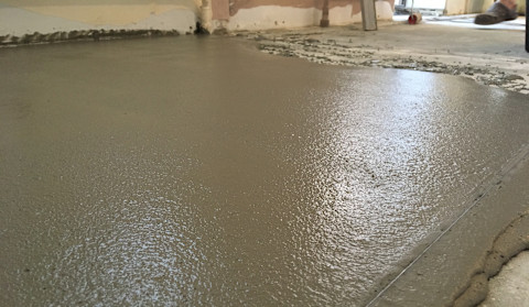 Leveling a floor02