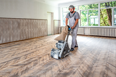 Sanding parquet03