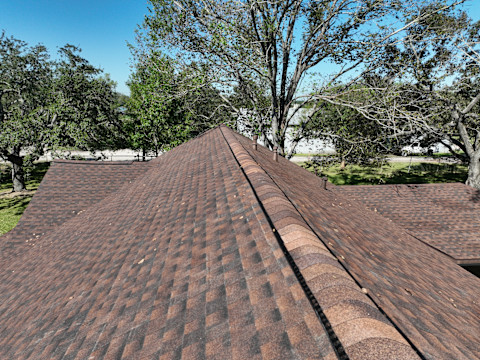 securing ridge tiles 03
