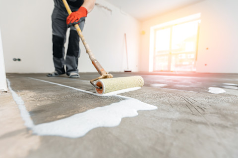 Leveling a floor04