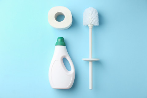 cleaning toilet 3