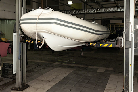 Rubberboot reparatie