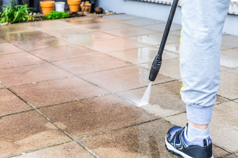 cleaning terrace 2
