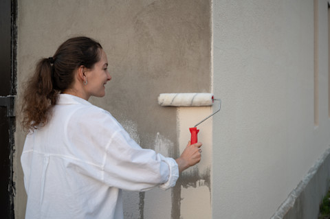 painting exterior wall 3