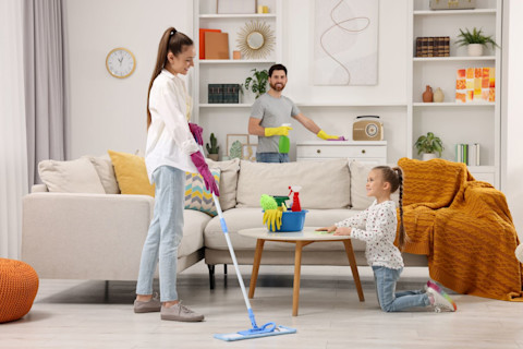 family cleaning plan 4