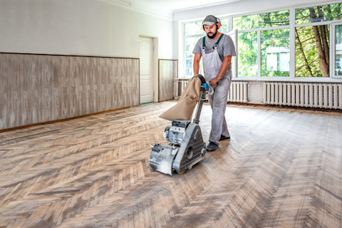 Sanding parquet03