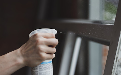cleaning window frames 2
