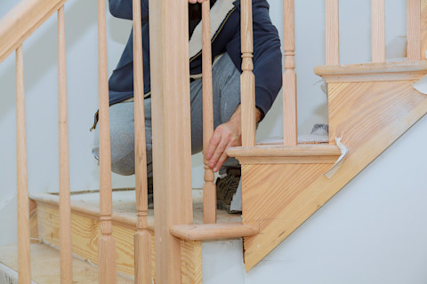 painting stair railing 3