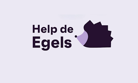 Campagnebeeld voor de Help de Egels-campagne van Werkspot