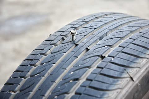 flat tire car 3