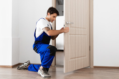 how much clearance inside door 2