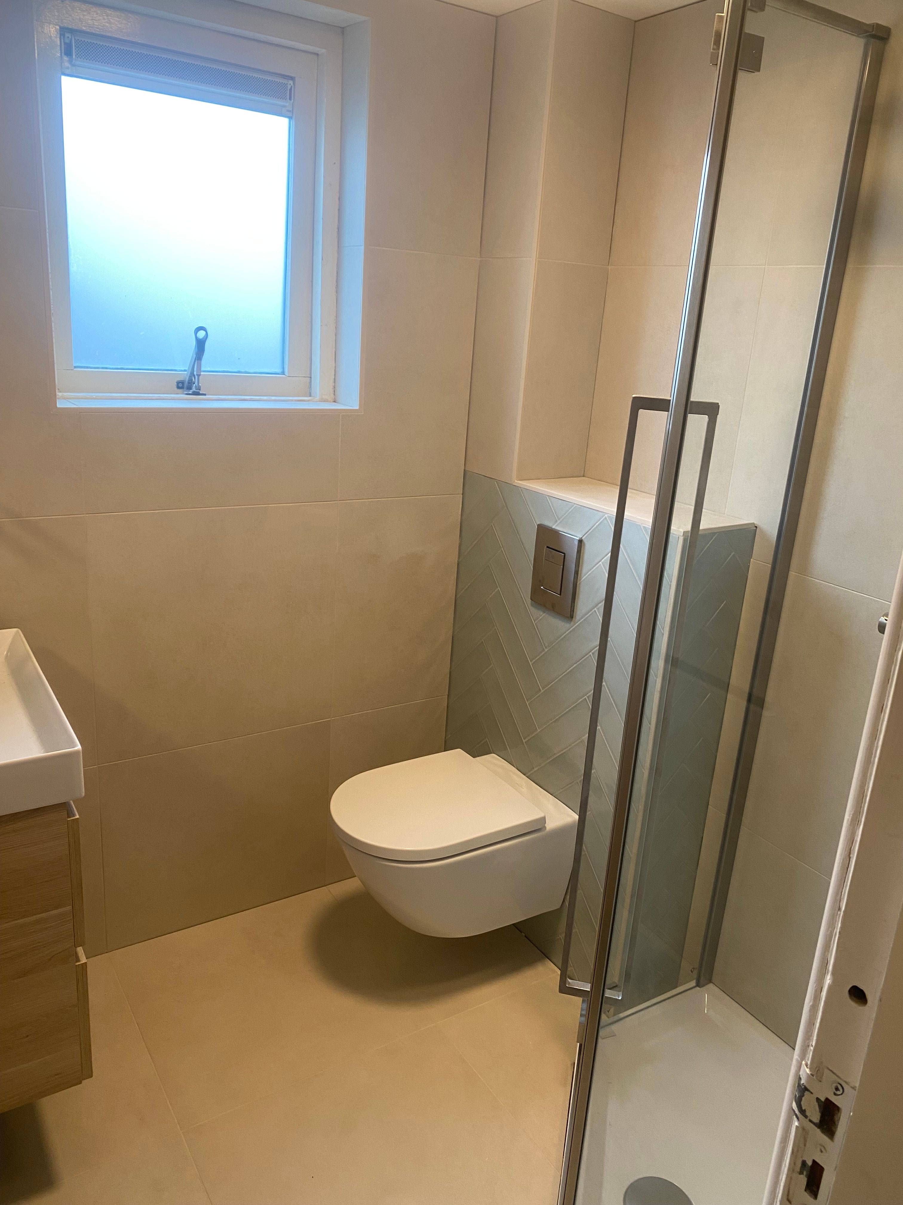 Toilet met douchewand