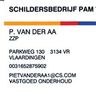 Schildersbedrijf P.A.M. van der Aa