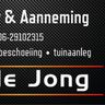 J. de Jong Verhuur & Aanneming