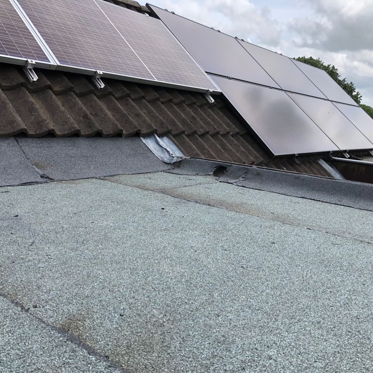 Dakrenovatie: 6 m²; Dakbedekking vervangen; Plat dak