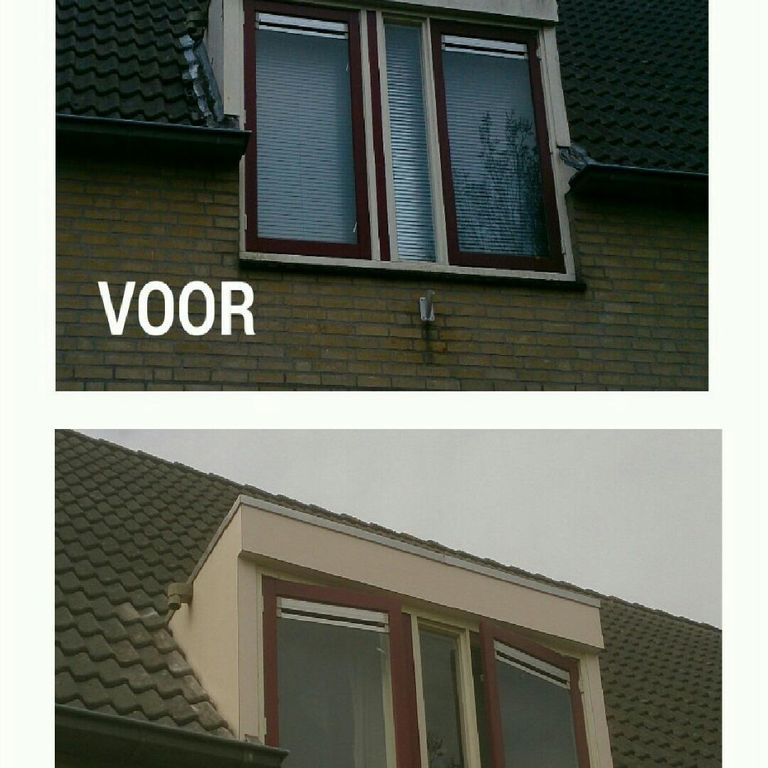 Dakkapel op 1ste verdieping renoveren.