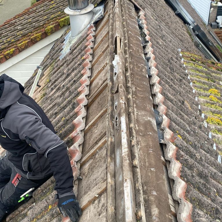 Dak of dakgoot repareren: 6 m²; Dak; Reparaties