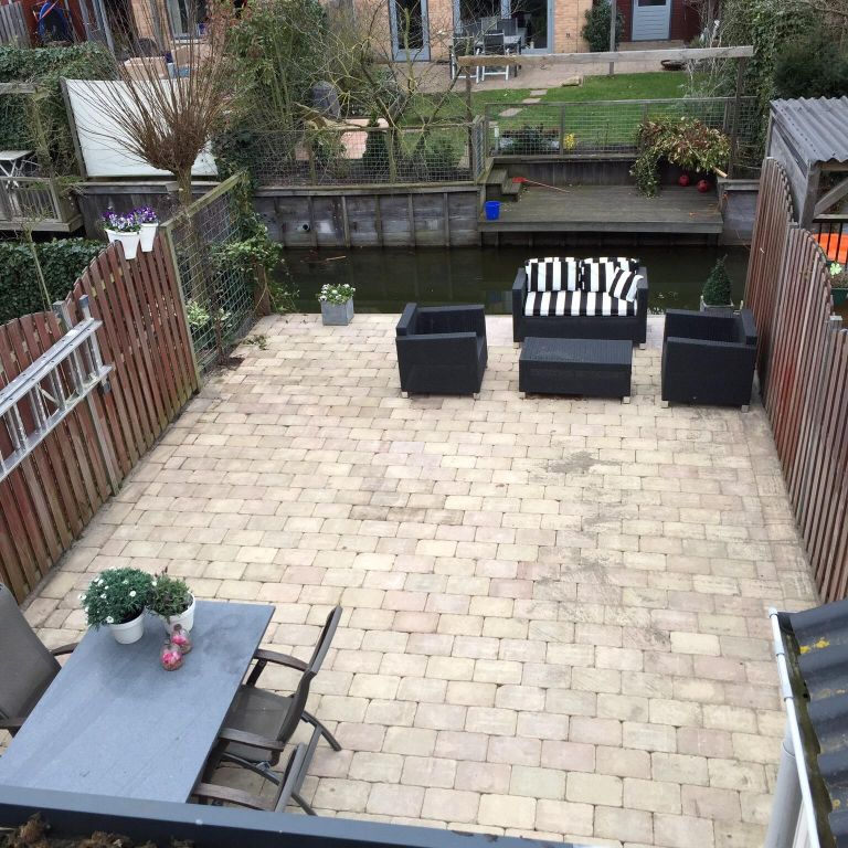 Herbestraten met bestaande stenen