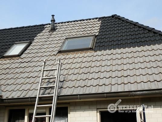 Dak reinigen en coaten