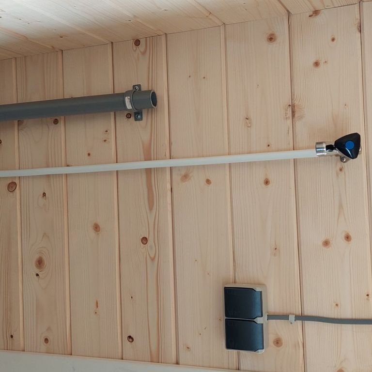 Waterleiding en riolering: Nieuwe leiding aanleggen; Wasmachine