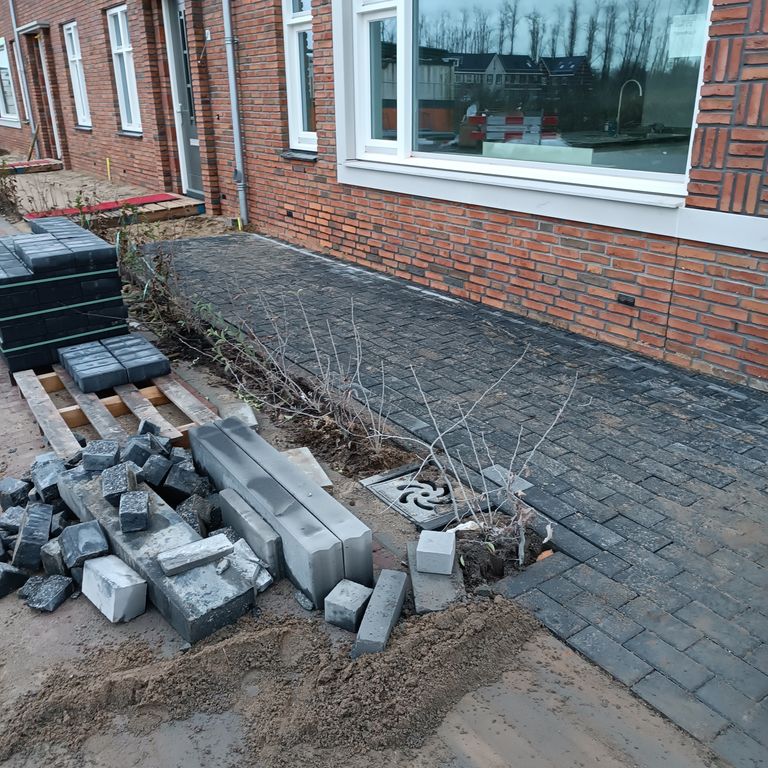 Tuin aanleggen: 100 m²; Nieuwe tuin aanleggen