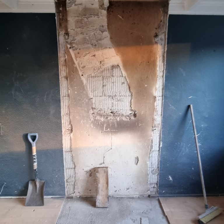 Openhaard verwijderen · Nieuw-Vennep