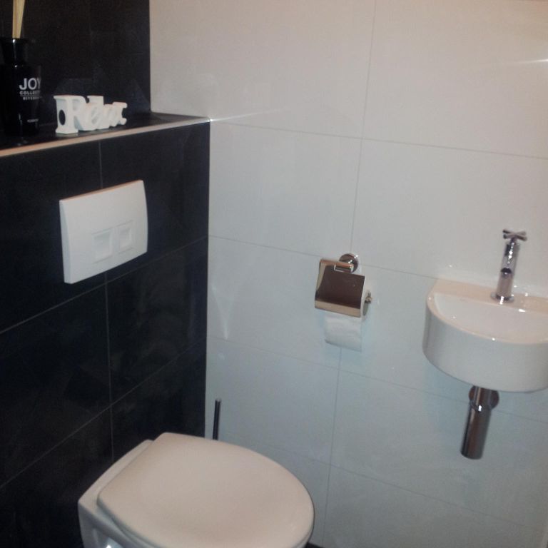 hangtoilet plaatsen en tegelen