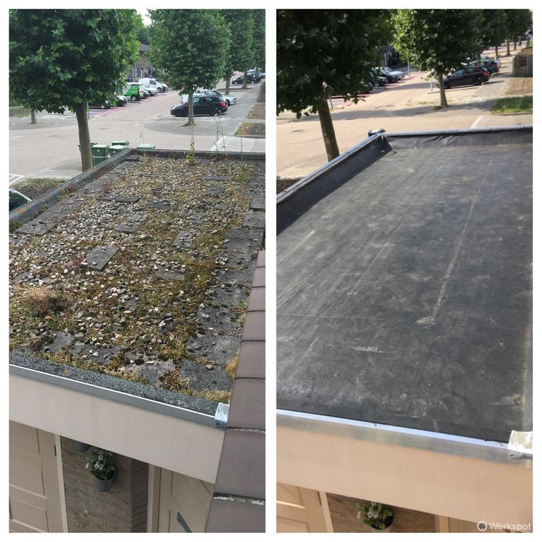 Oude dakbedekking vervangen met EPDM