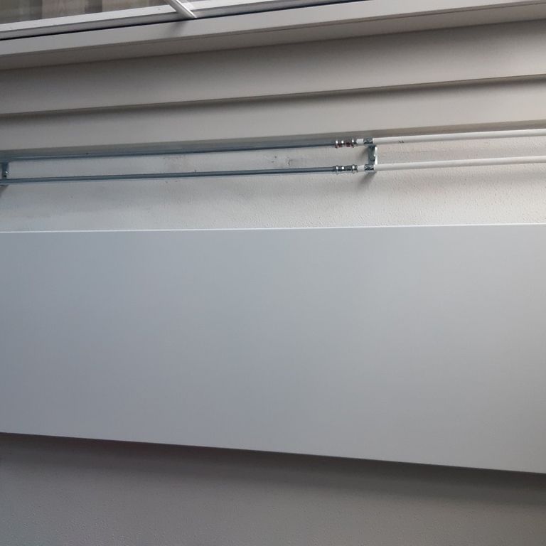 Radiatioren plaatsen of vervangen: 1 radiator; Nieuwe radiatoren pl...