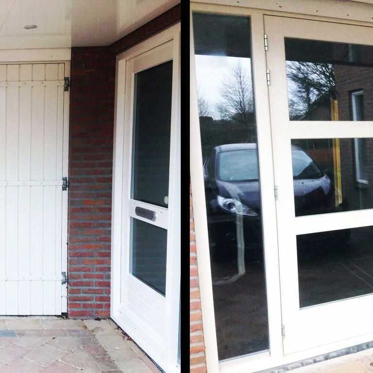 Nieuw kozijn + deuren leveren en plaatsen