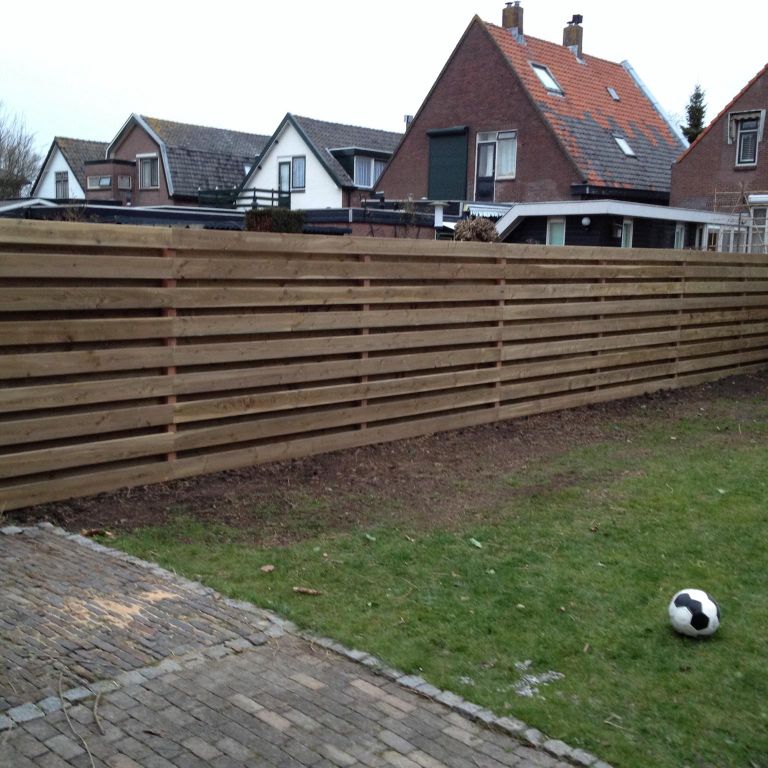 Schutting plaatsen