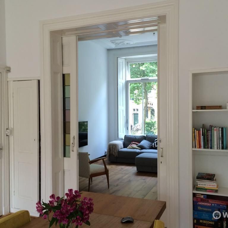 Schilderen en gaatjes vullen (stucen) eetkamer 50 M2