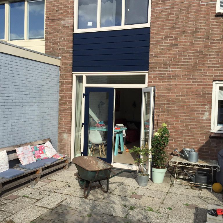 Tuindeuren + boveliggend kozijn