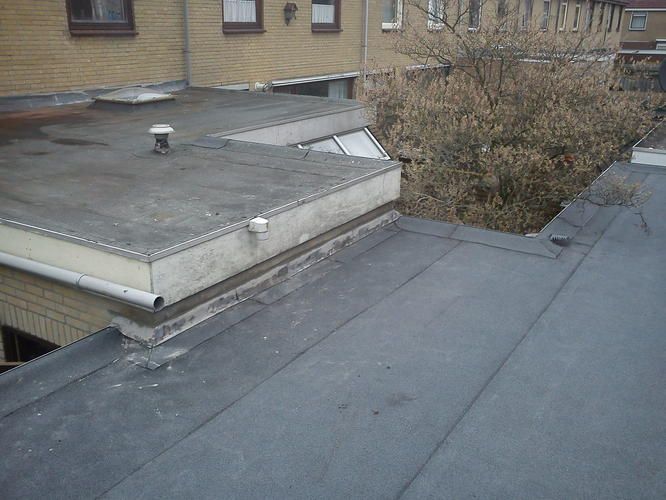 Vervanging van bitumen dak van onze garage