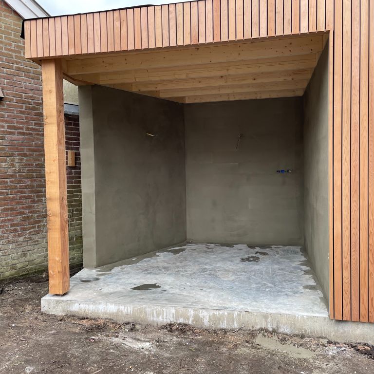 Exterior plastering: 17 m2