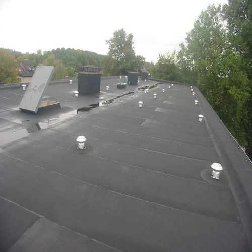 420 m2 mastiek op dak aanbrengen