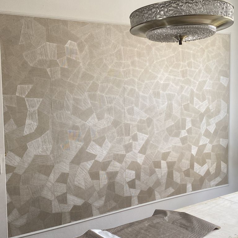 Behangen: 30 m²; Behang aanbrengen