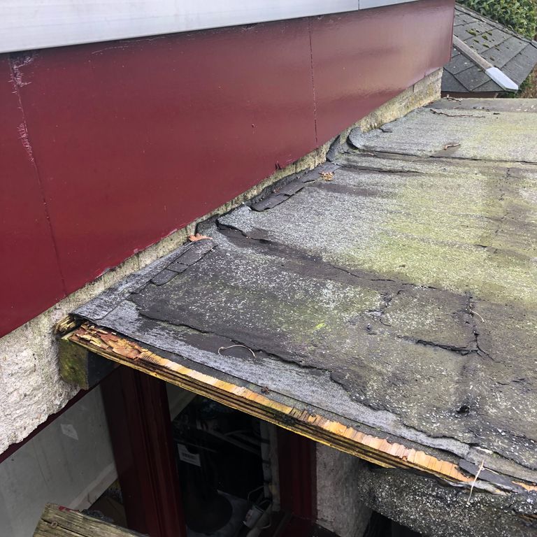 Dakrenovatie: 15 m²; Dakbedekking vervangen; Plat dak overkapping (...