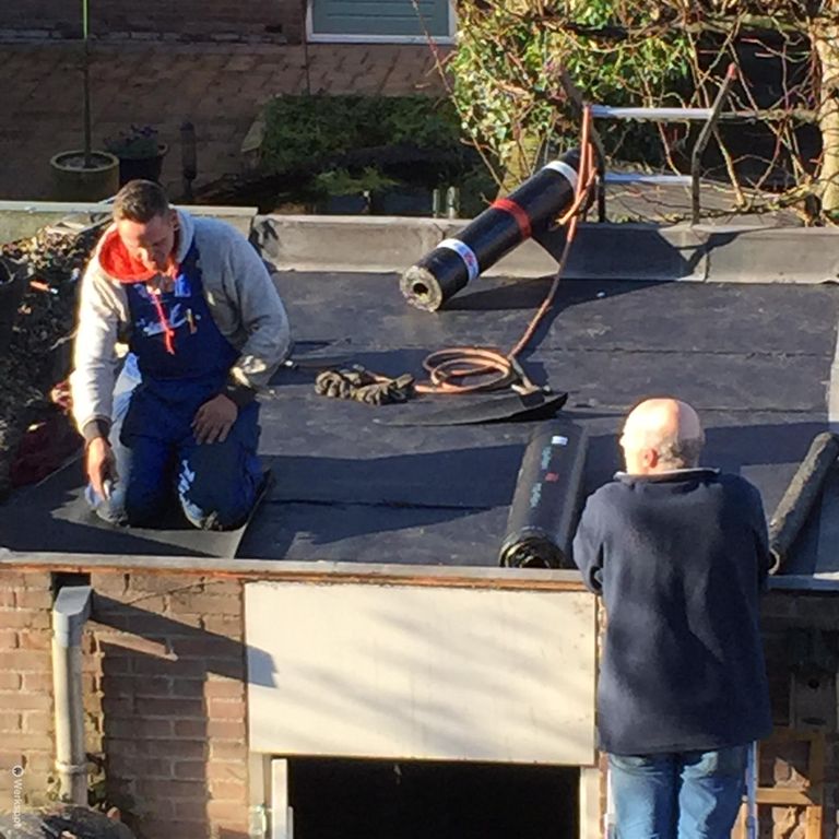 Vervanging dakbedekking 2,20 x 3,00 meter schuur plat dak