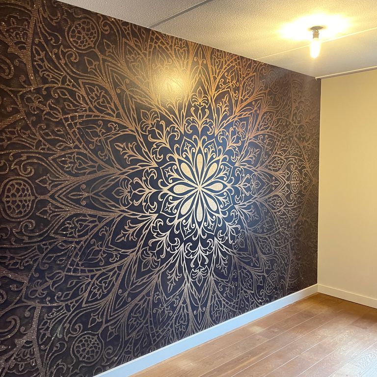 Behangen: 10 m²; Behang aanbrengen