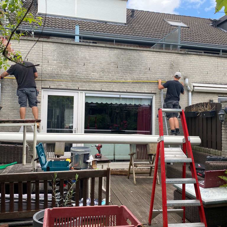 Zonwering: 1 scherm; Installeren