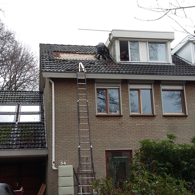 Dakraam of lichtkoepel plaatsen: 2 ramen; Dakramen en dakdoorvoer v...
