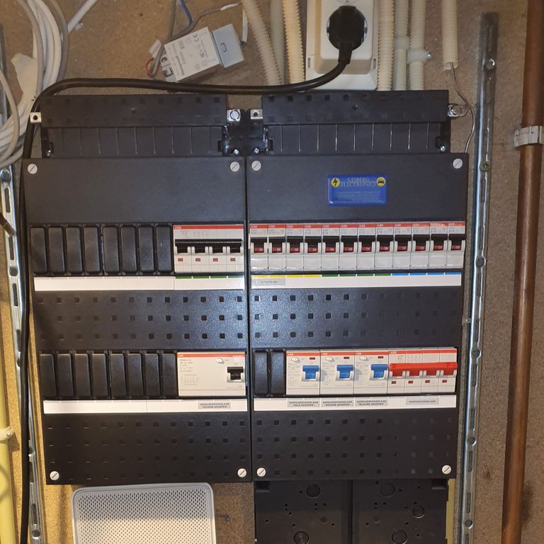 Groepenkast installeren of vervangen: 9 groepen; Groepenkast instal...
