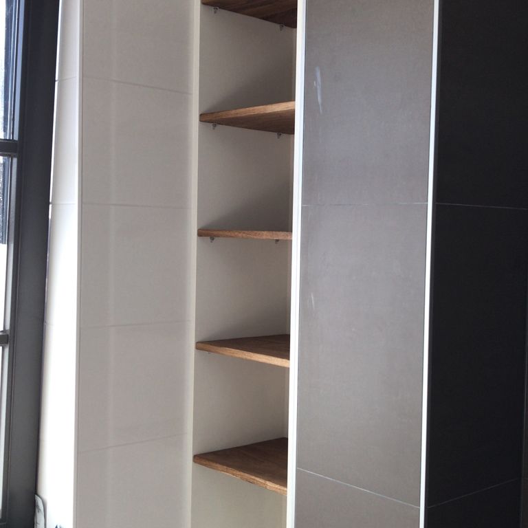 Inbouwkast badkamer