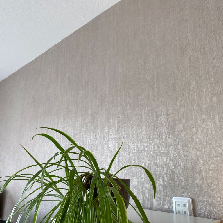 Behangen: 13 m²; Behang aanbrengen