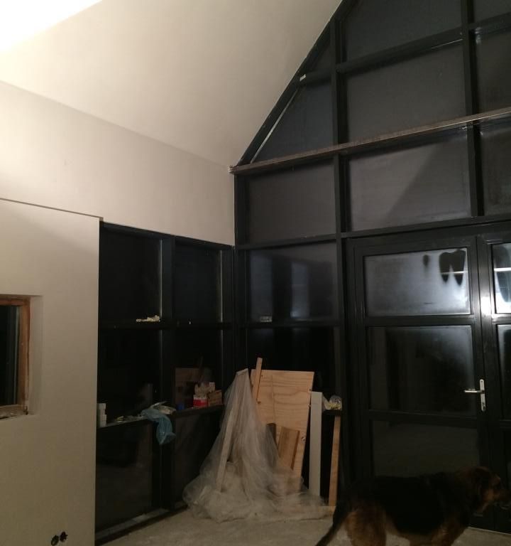keuken muren en plafond stuken