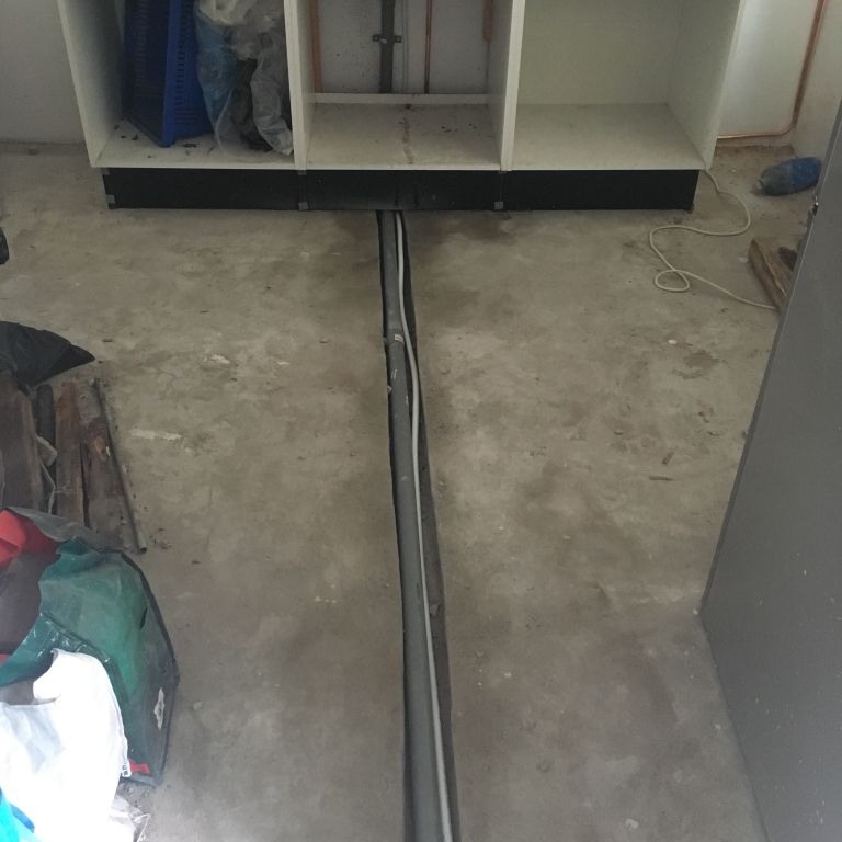 Waterleiding en riolering: Nieuwe leiding aanleggen, Afvoer plaatse...