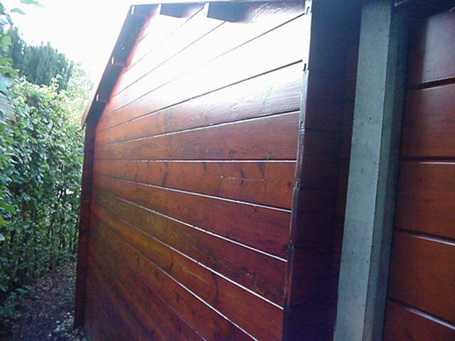 Schilderwerk buiten: Schuur of tuinhuis