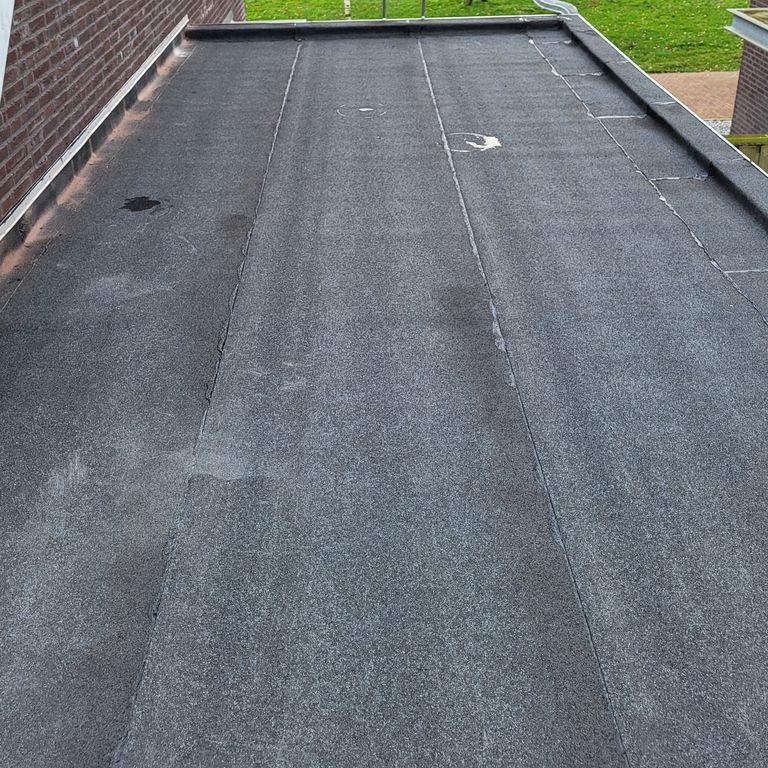 Dakrenovatie: 25 m²; Dakrenovatie; Plat dak