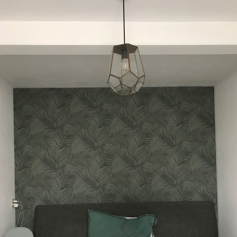 Behangen: 6 m2; Behang aanbrengen